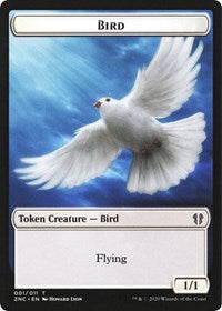 Bird // Kor Ally Double-sided Token [Commander: Zendikar Rising] | Jack's On Queen