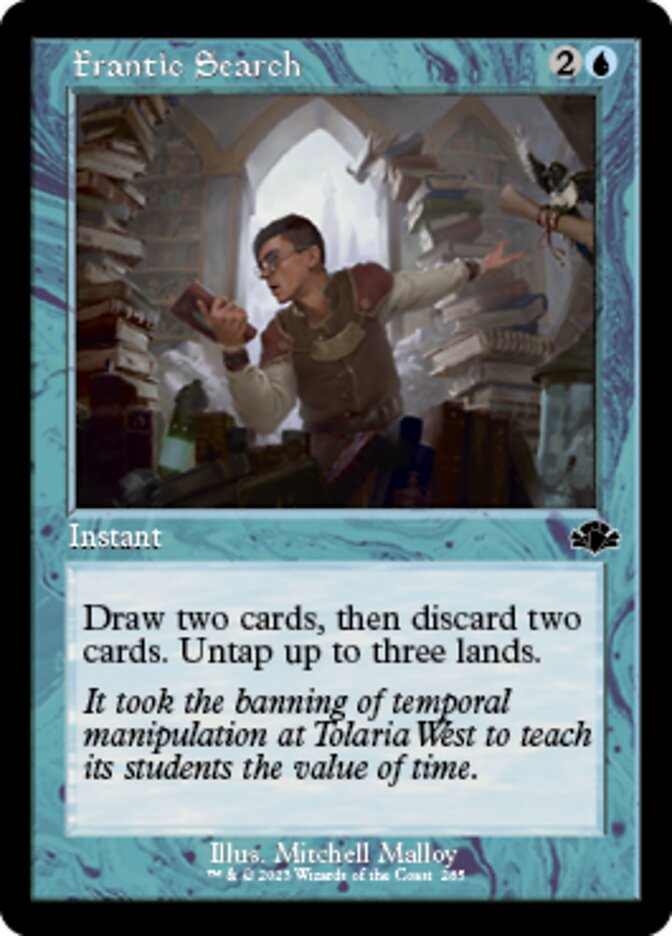Frantic Search (Retro) [Dominaria Remastered] | Jack's On Queen