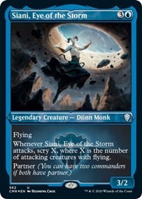 Siani, Eye of the Storm (Foil Etched) [Commander Legends] | Jack's On Queen