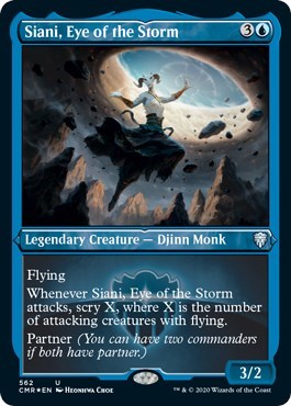 Siani, Eye of the Storm (Foil Etched) [Commander Legends] | Jack's On Queen