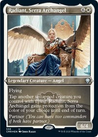 Radiant, Serra Archangel (Foil Etched) [Commander Legends] | Jack's On Queen