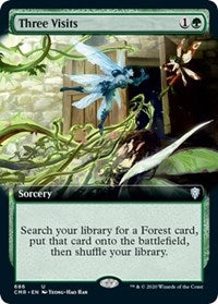 Three Visits (Extended Art) [Commander Legends] | Jack's On Queen