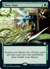 Three Visits (Extended Art) [Commander Legends] | Jack's On Queen
