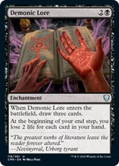 Demonic Lore [Commander Legends] | Jack's On Queen