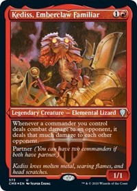 Kediss, Emberclaw Familiar (Foil Etched) [Commander Legends] | Jack's On Queen