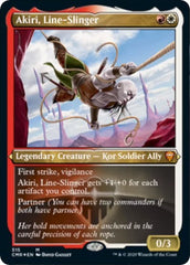 Akiri, Line-Slinger (Foil Etched) [Commander Legends] | Jack's On Queen