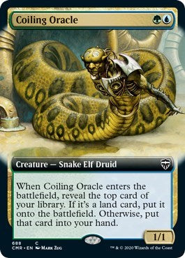 Coiling Oracle (Extended Art) [Commander Legends] | Jack's On Queen