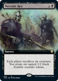 Necrotic Hex (Extended Art) [Commander Legends] | Jack's On Queen