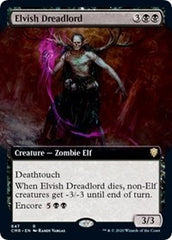 Elvish Dreadlord (Extended Art) [Commander Legends] | Jack's On Queen