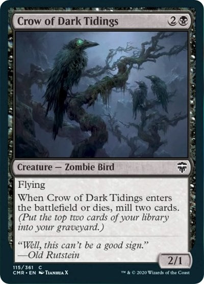 Crow of Dark Tidings [Commander Legends] | Jack's On Queen