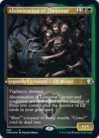 Abomination of Llanowar (Foil Etched) [Commander Legends] | Jack's On Queen