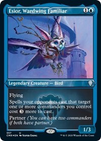 Esior Wardwing Familiar (Foil Etched) [Commander Legends] | Jack's On Queen