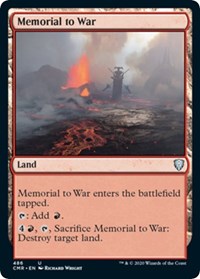 Memorial to War [Commander Legends] | Jack's On Queen