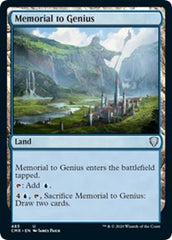 Memorial to Genius [Commander Legends] | Jack's On Queen