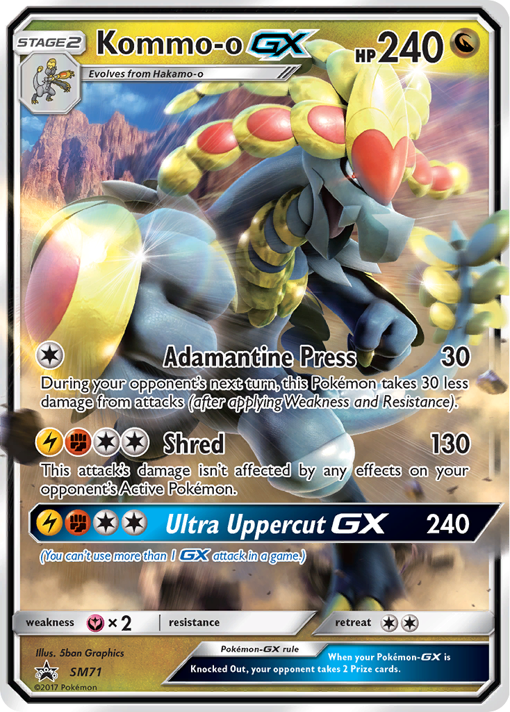 Kommo-o GX (SM71) [Sun & Moon: Black Star Promos] | Jack's On Queen