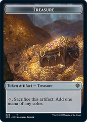 Treasure // Treasure Double-Sided Token [Starter Commander Decks] | Jack's On Queen