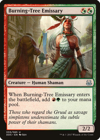 Burning-Tree Emissary [Duel Decks: Mind vs. Might] | Jack's On Queen