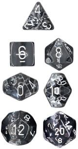 Chessex: Translucent Polyhedral Dice Set | Jack's On Queen