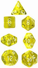 Chessex: Translucent Polyhedral Dice Set | Jack's On Queen