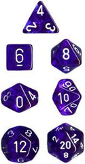 Chessex: Translucent Polyhedral Dice Set | Jack's On Queen