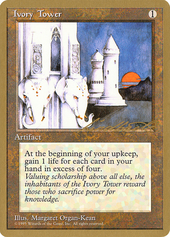 Ivory Tower (Leon Lindback) [Pro Tour Collector Set] | Jack's On Queen