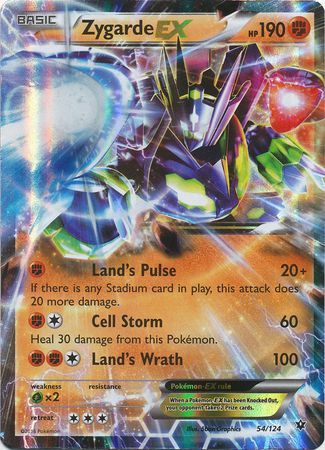 Zygarde EX (54/124) (Jumbo Card) [XY: Fates Collide] | Jack's On Queen