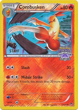 Combusken (13/111) (Championship Promo Staff) [XY: Furious Fists] | Jack's On Queen