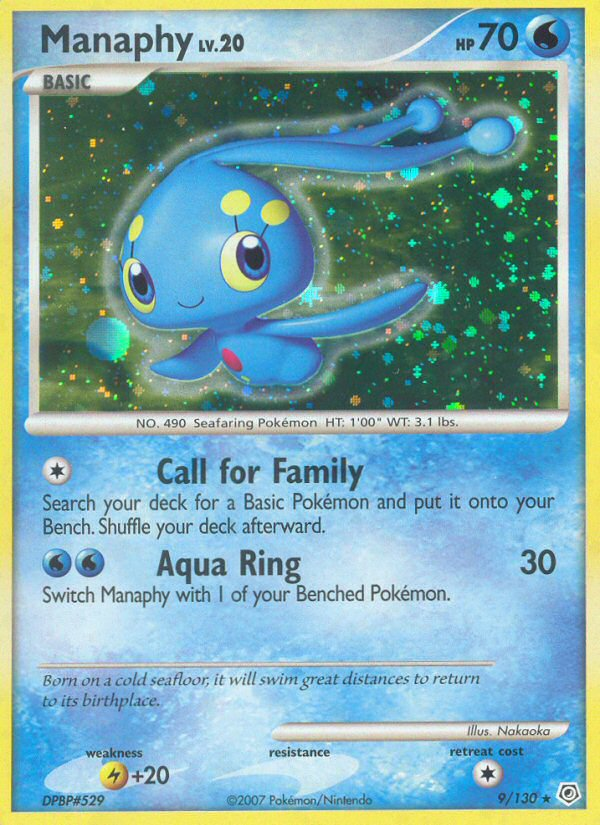 Manaphy (9/130) [Diamond & Pearl: Base Set] | Jack's On Queen