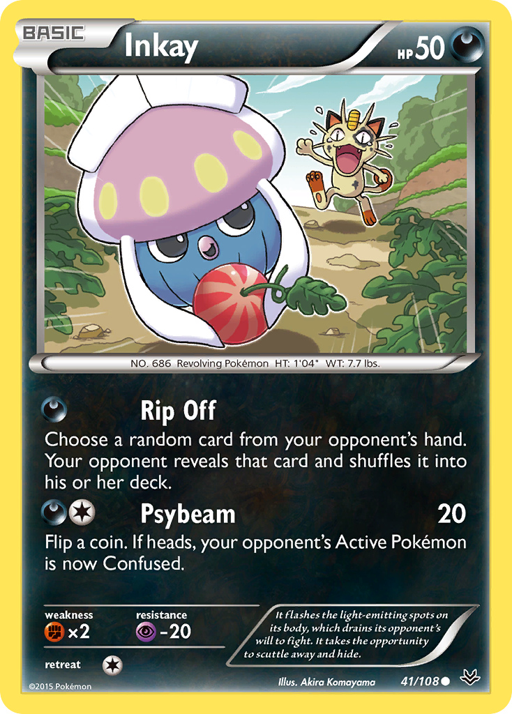 Inkay (41/108) [XY: Roaring Skies] | Jack's On Queen