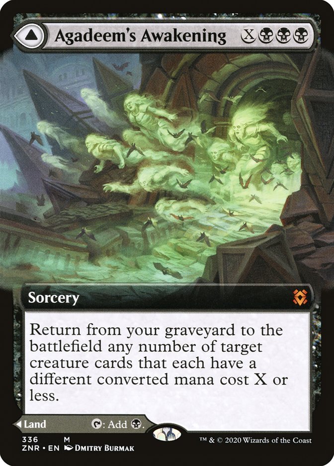 Agadeem's Awakening // Agadeem, the Undercrypt (Extended Art) [Zendikar Rising] | Jack's On Queen