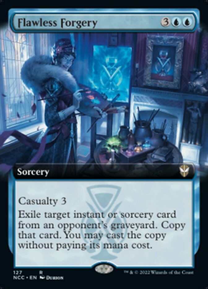 Flawless Forgery (Extended Art) [Streets of New Capenna Commander] | Jack's On Queen