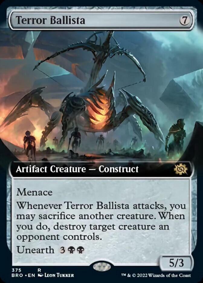 Terror Ballista (Extended Art) [The Brothers' War] | Jack's On Queen
