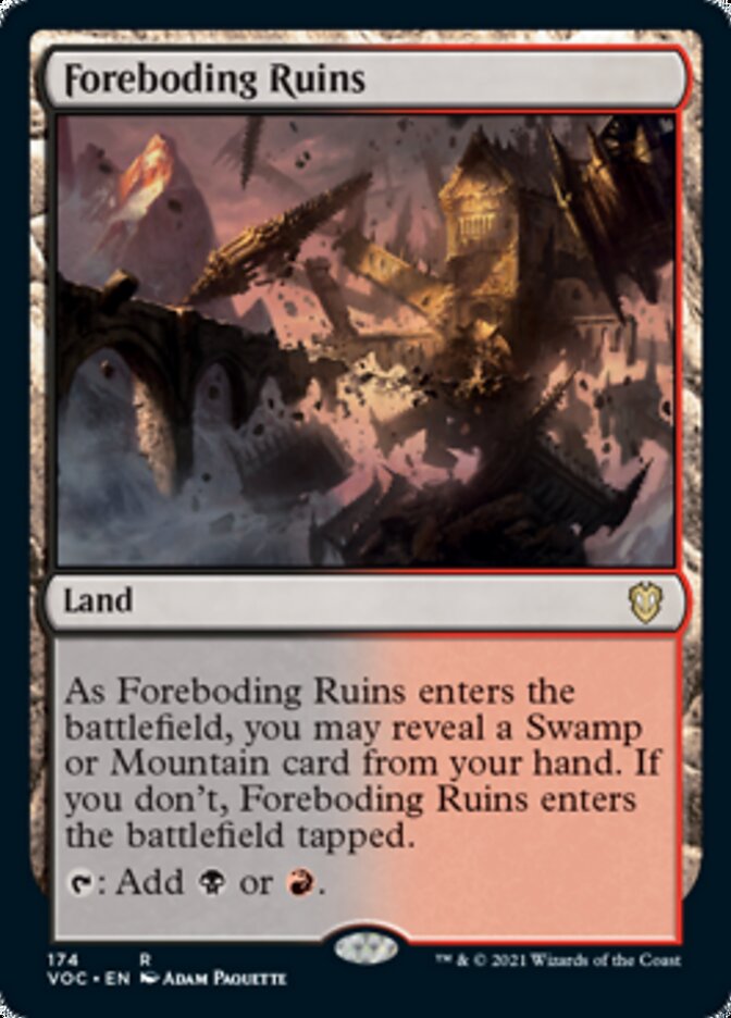 Foreboding Ruins [Innistrad: Crimson Vow Commander] | Jack's On Queen