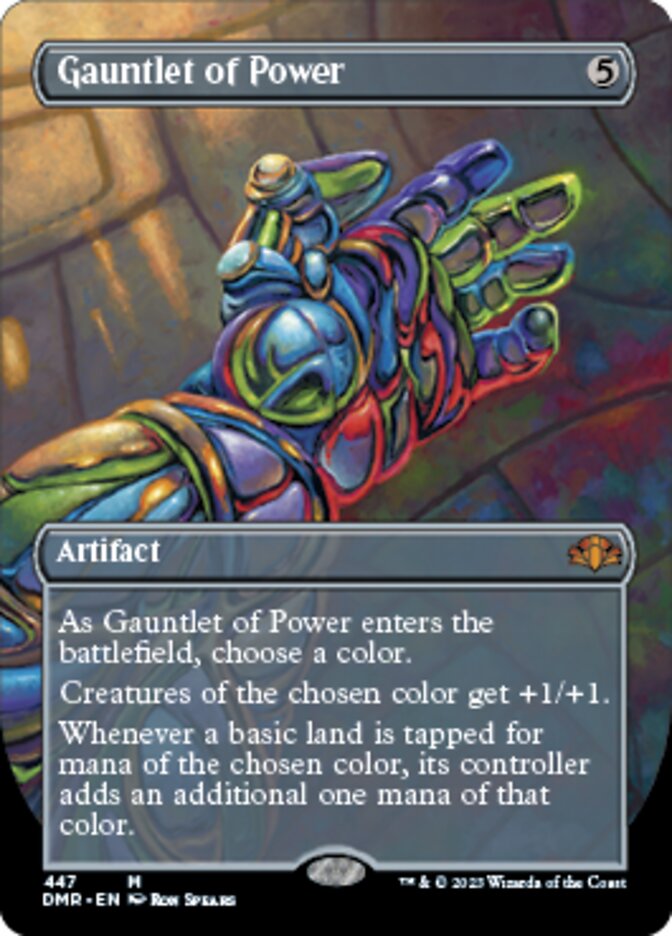 Gauntlet of Power (Borderless Alternate Art) [Dominaria Remastered] | Jack's On Queen