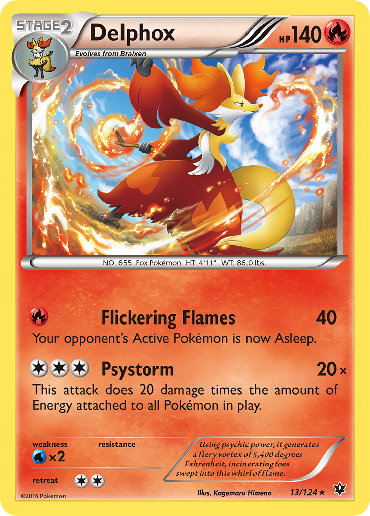 Delphox (13/124) [XY: Fates Collide] | Jack's On Queen