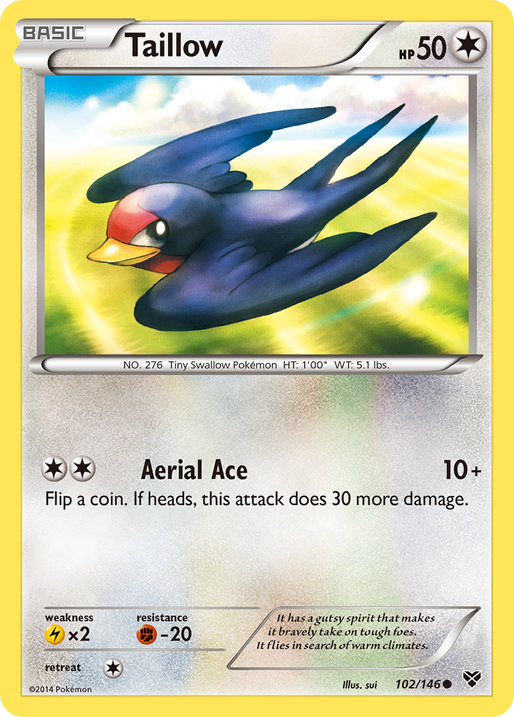 Taillow (102/146) [XY: Base Set] | Jack's On Queen