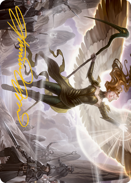 Sigarda's Splendor Art Card (Gold-Stamped Signature) [Innistrad: Midnight Hunt Art Series] | Jack's On Queen