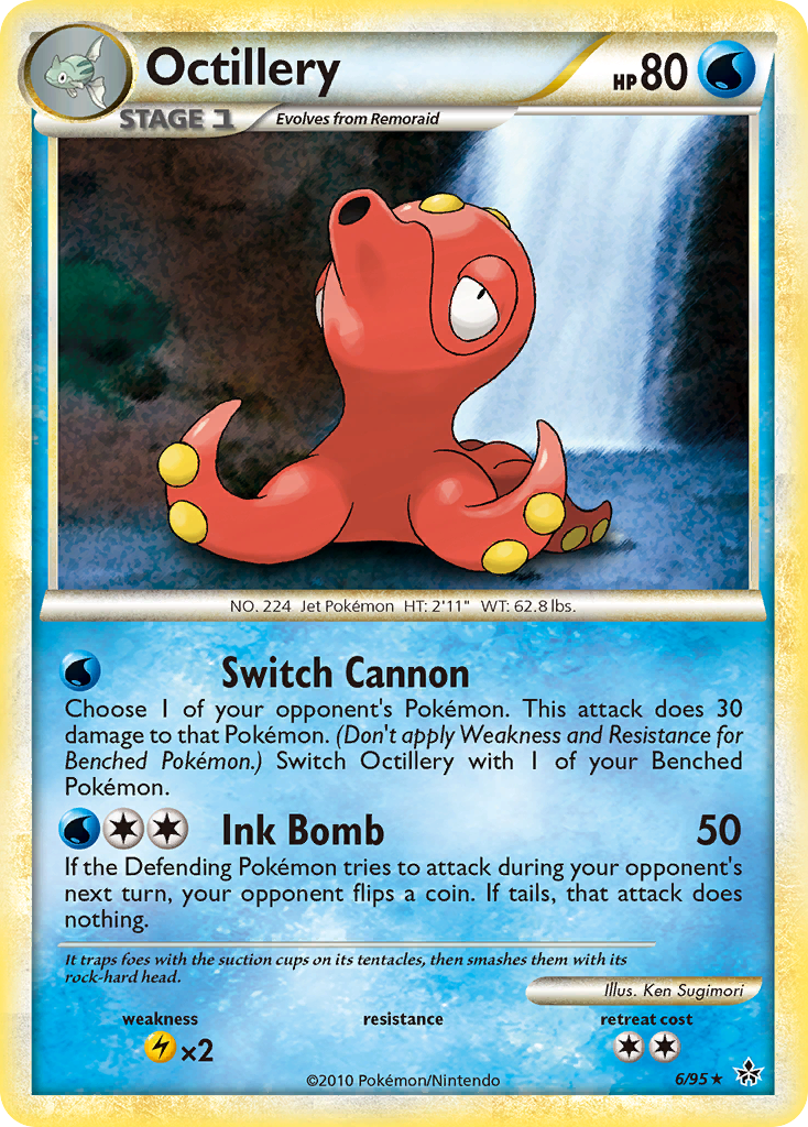 Octillery (6/95) [HeartGold & SoulSilver: Unleashed] | Jack's On Queen
