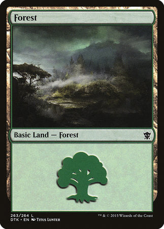 Forest (263) [Dragons of Tarkir] | Jack's On Queen