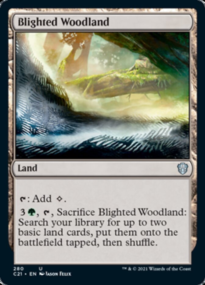 Blighted Woodland [Commander 2021] | Jack's On Queen