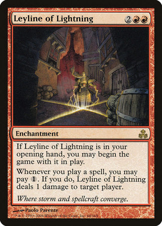 Leyline of Lightning [Guildpact] | Jack's On Queen