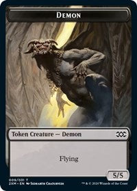 Demon // Germ Double-sided Token [Double Masters Tokens] | Jack's On Queen