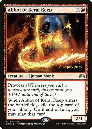 Abbot of Keral Keep [Magic Origins Promos] | Jack's On Queen