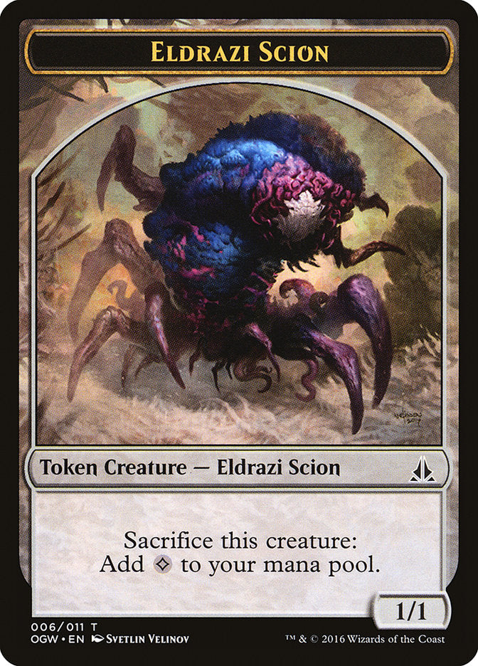 Eldrazi Scion (006/011) [Oath of the Gatewatch Tokens] | Jack's On Queen