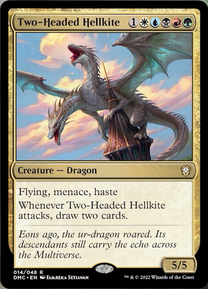 Two-Headed Hellkite [Dominaria United Commander] | Jack's On Queen