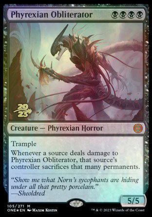 Phyrexian Obliterator [Phyrexia: All Will Be One Prerelease Promos] | Jack's On Queen