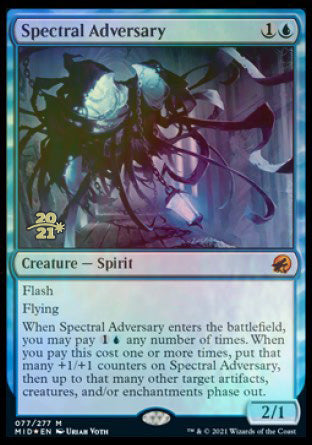 Spectral Adversary [Innistrad: Midnight Hunt Prerelease Promos] | Jack's On Queen