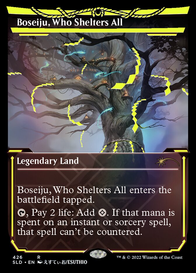 Boseiju, Who Shelters All (Neon Ink Yellow) [Secret Lair Drop Series] | Jack's On Queen