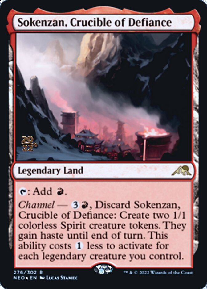 Sokenzan, Crucible of Defiance [Kamigawa: Neon Dynasty Prerelease Promos] | Jack's On Queen