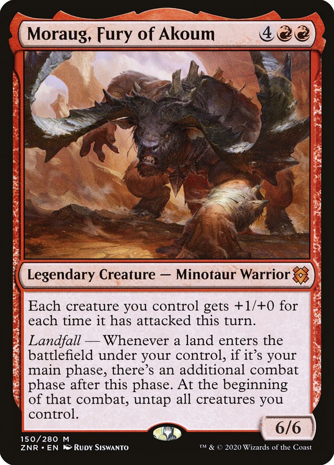 Moraug, Fury of Akoum [Zendikar Rising] | Jack's On Queen